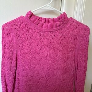 Talbots pink knit sweater
